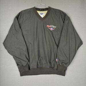 Coors Light Men's Black NFL Windbreaker Pullover Size Large
